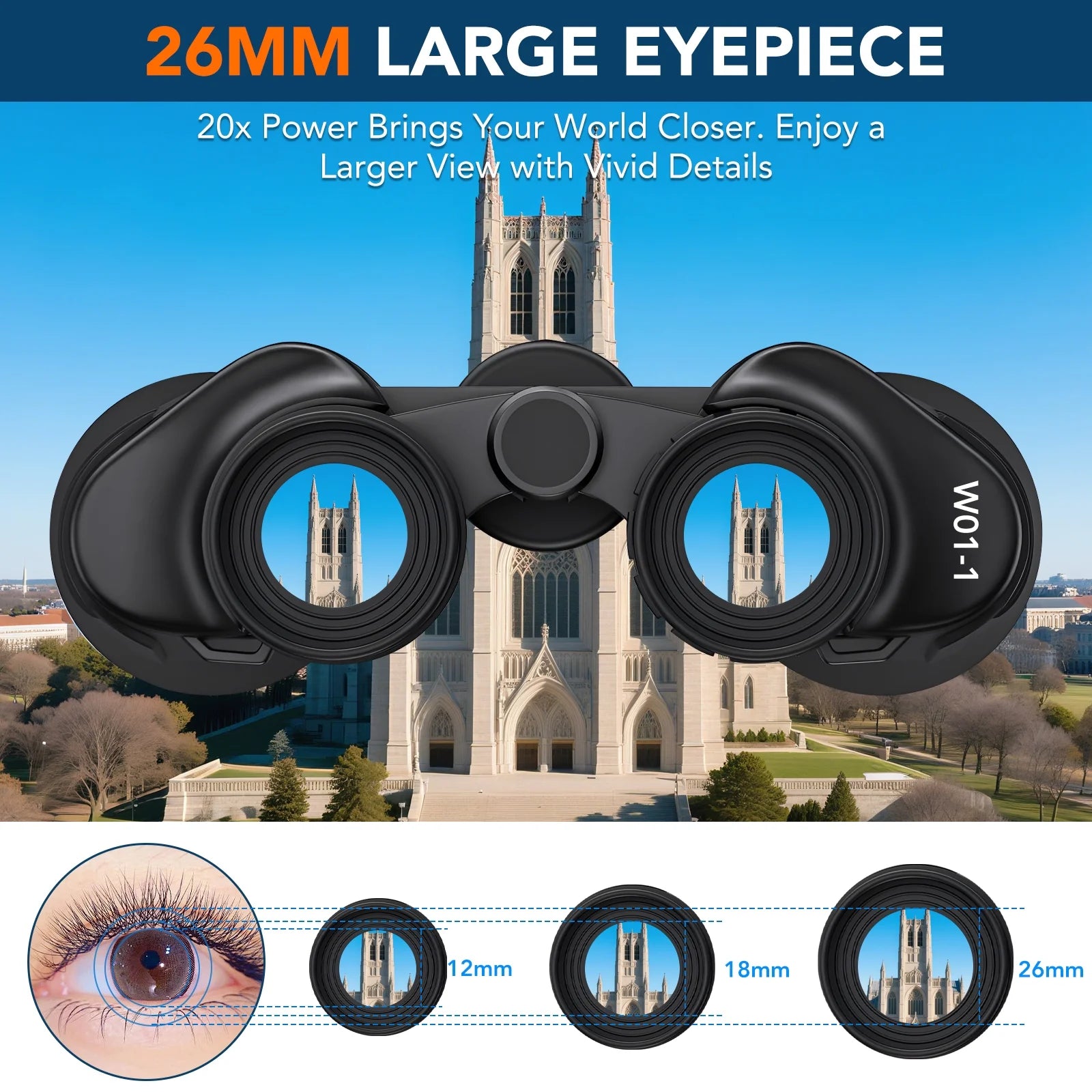 20X50 Binoculars for Adults